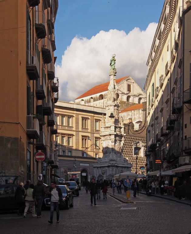 Place du gesu Nuovo Naples