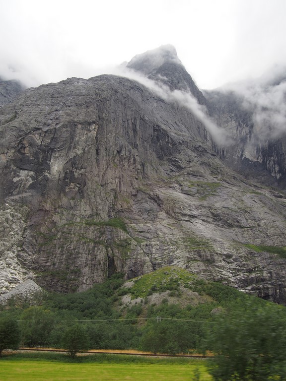 Fjord d 'Andalsnes, Norvège