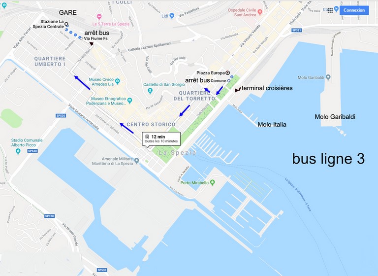 plan bus la spezia