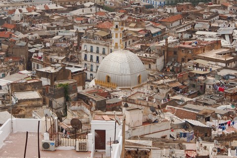 vue de la casbah d'Alger