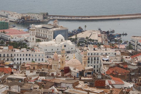 vue de la casbah d'Alger