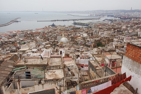 vue de la casbah d'Alger