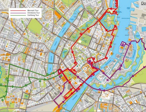 plan bus Copenhague