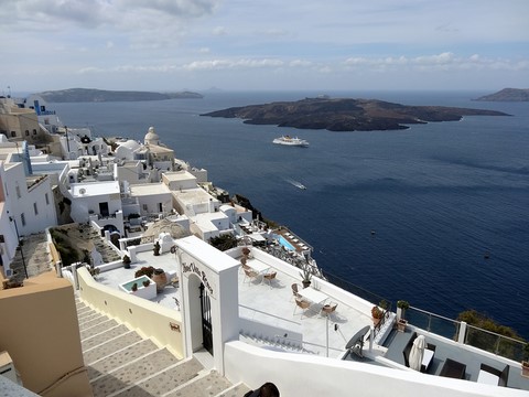 vue de Santorin