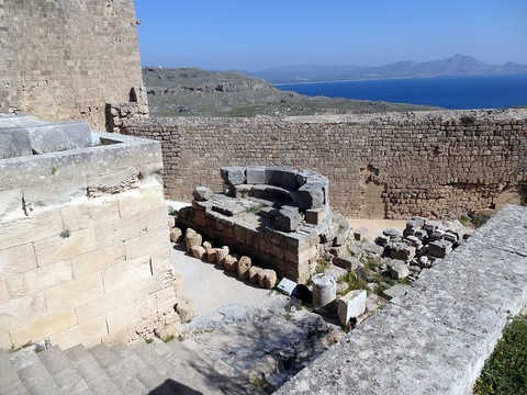 la forteresse de Lindos